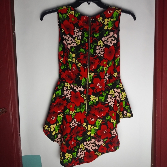 Six Crisp Days Peplum High Low Top Sz S - Picture 6 of 9